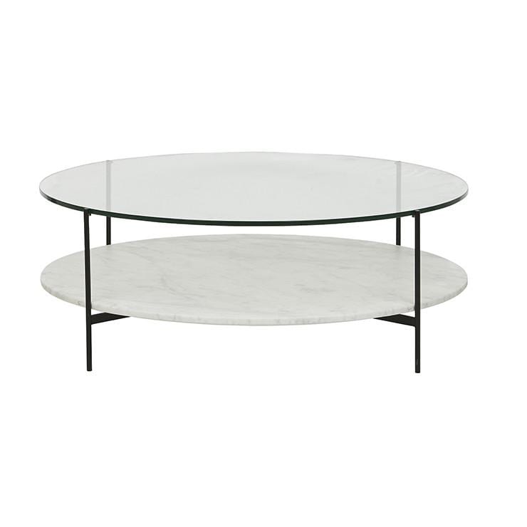 CLERMONT LAYER MARBLE COFFEE TABLE - Sofas Direct