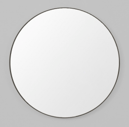 Buy Flynn Round Mirror Black-White online at - Sofas Direct
